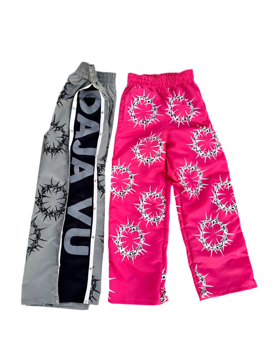 Pink Crown Track Pants